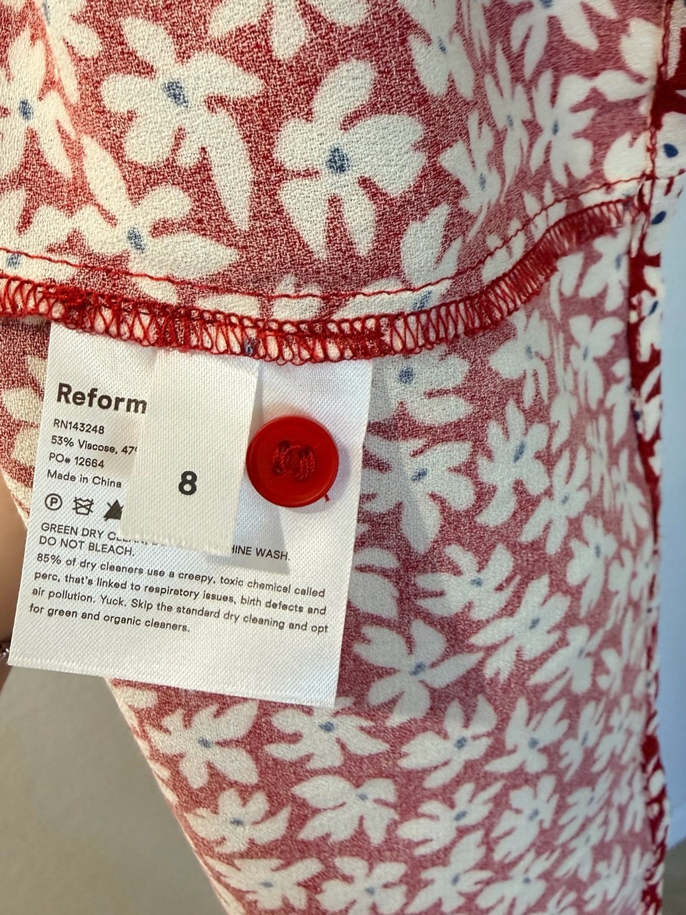 NWOT Reformation gemstone dress - Picture 5 of 6